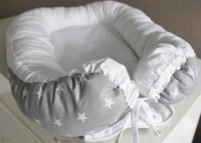 Гнездышко кокон babynest для младенца "Звездочка", размер  15х57х85см