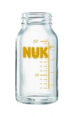 Бутылочка Nuk (Нук) , 125 мл стандартная бутылочка, стекло