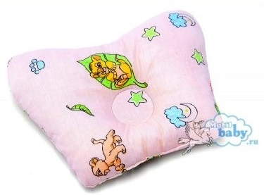  Ортопедическая подушка-бабочка для новорожденного, львята, 0-6 мес.