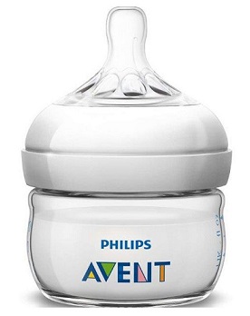 Бутылочка для кормления Philips AVENT серии Natural 125 мл 1 шт., соска медленный поток